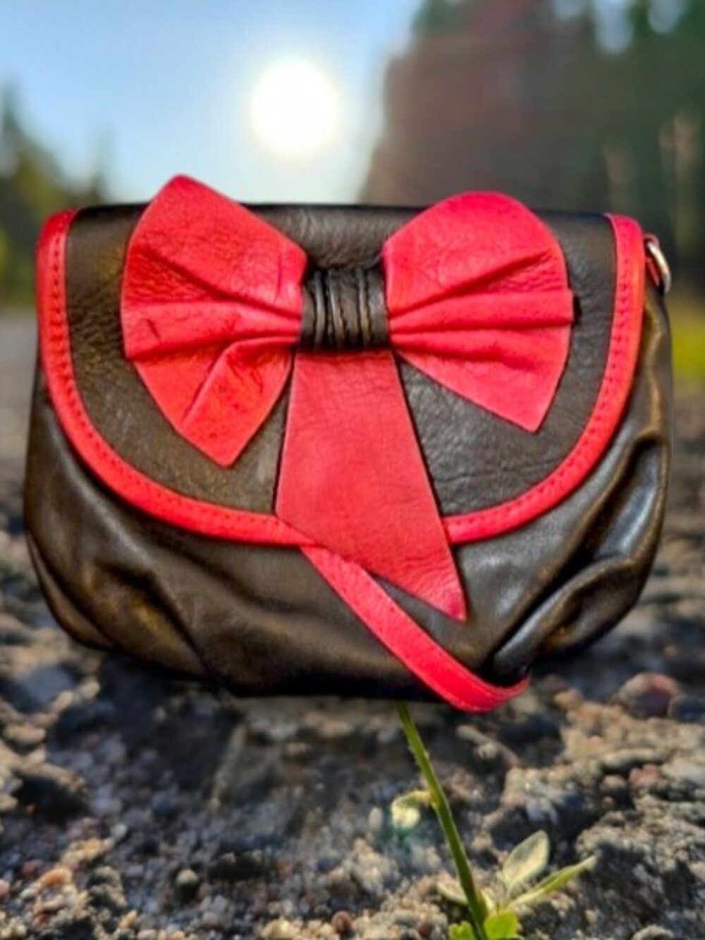 Vintage Leather Made in Italy Crossbody